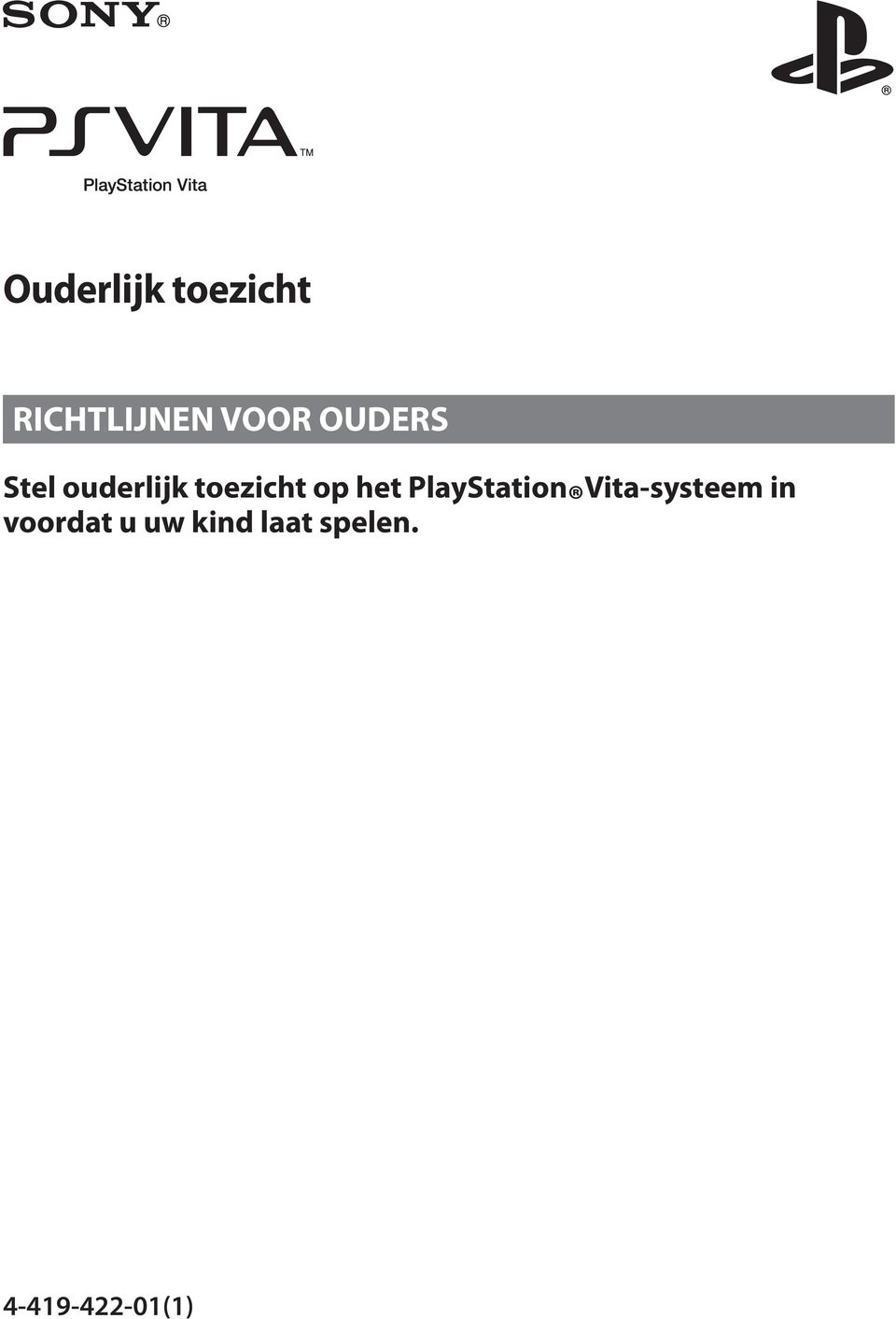 het PlayStation Vita-systeem in