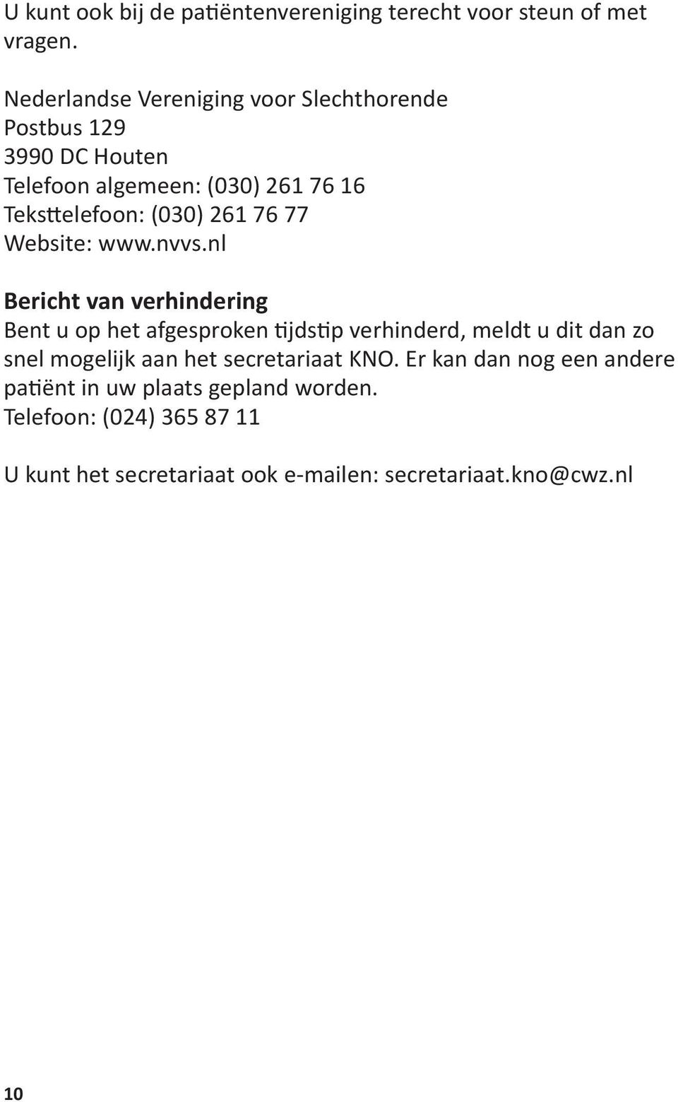 261 76 77 Website: www.nvvs.