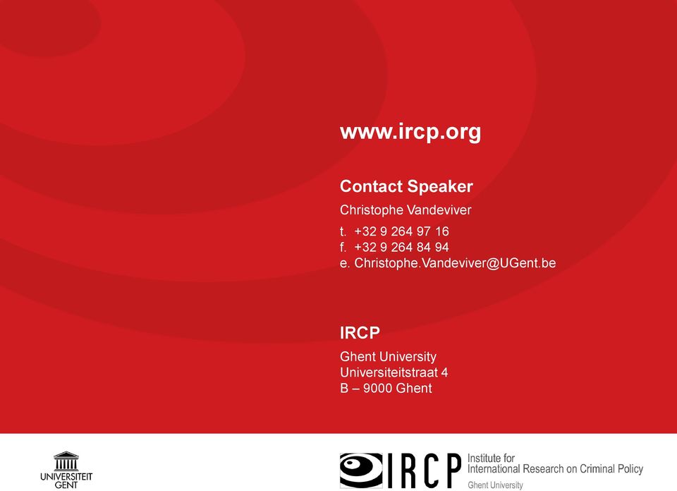 IRCP Ghent University