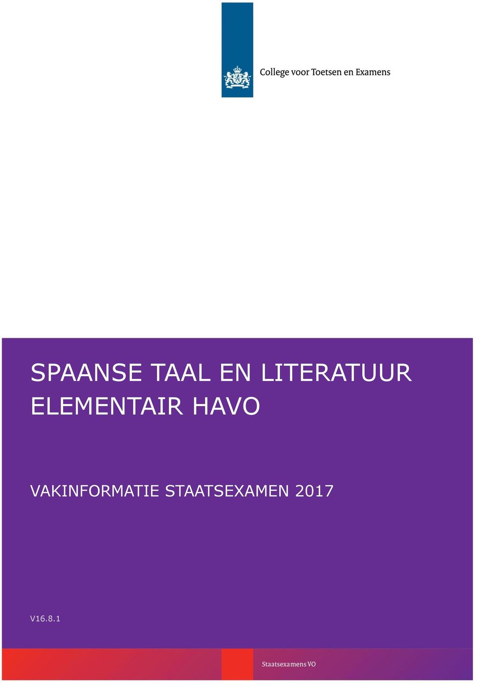 HAVO VAKINFORMATIE