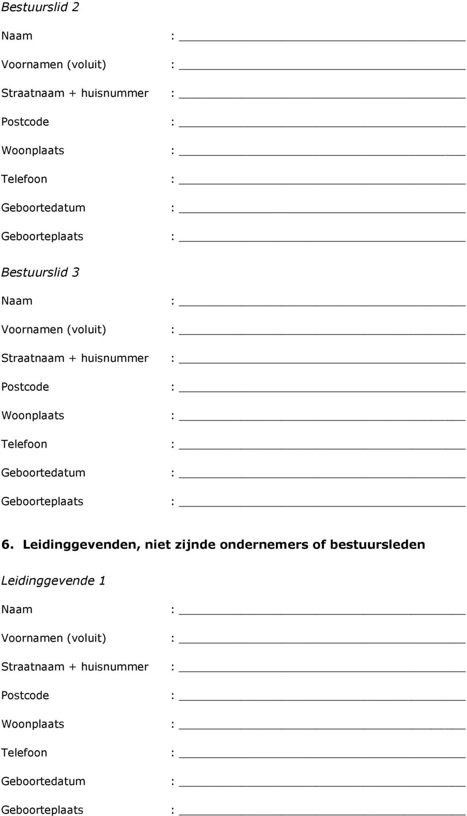 zijnde ondernemers of