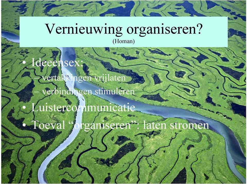 vrijlaten verbindingen stimuleren