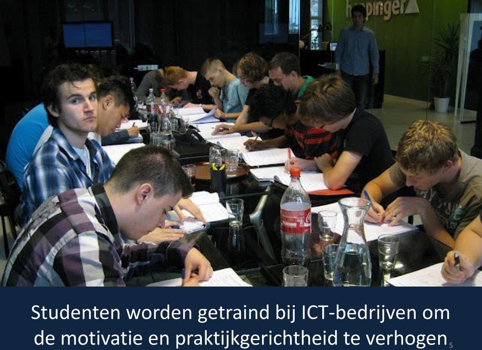 ICT-bedrijven om de