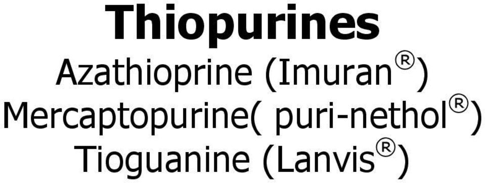) Mercaptopurine(