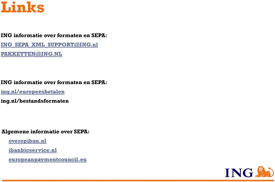 NL ING informatie over formaten en SEPA: ing.