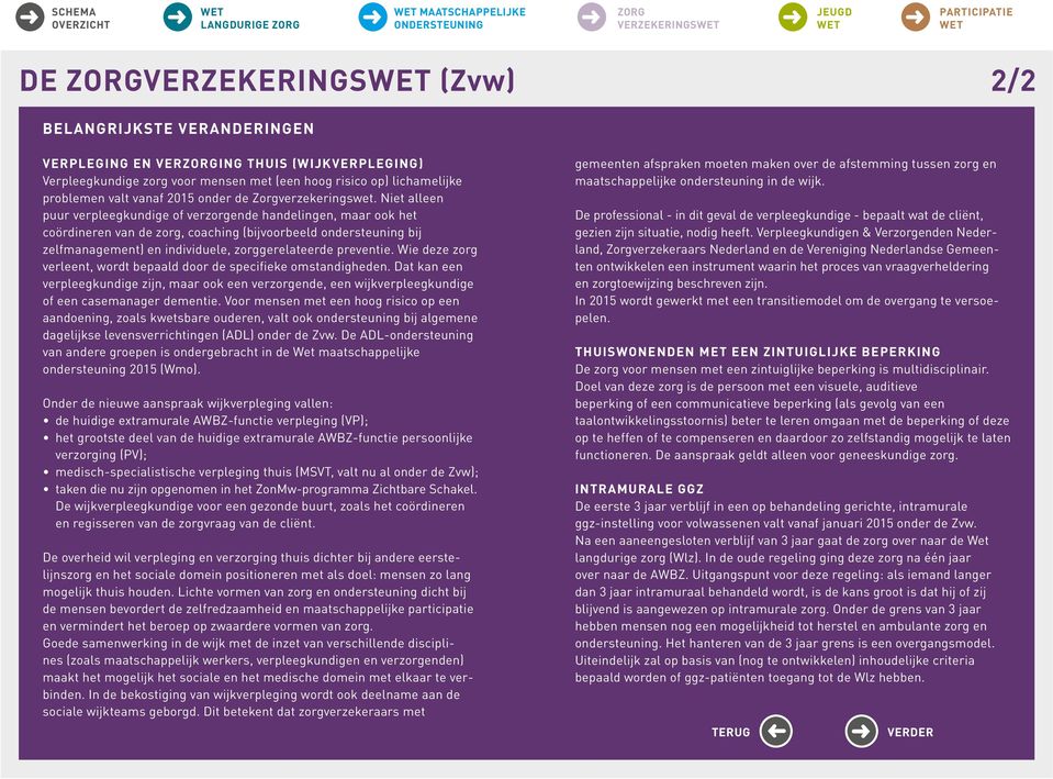 Niet alleen puur verpleegkundige of verende handelingen, maar ook het coördineren van de, coaching (bijvoorbeeld bij zelfmanagement) en individuele, gerelateerde preventie.