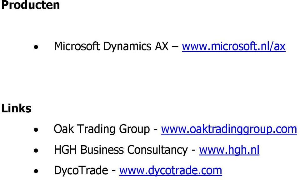 nl/ax Links Oak Trading Group - www.