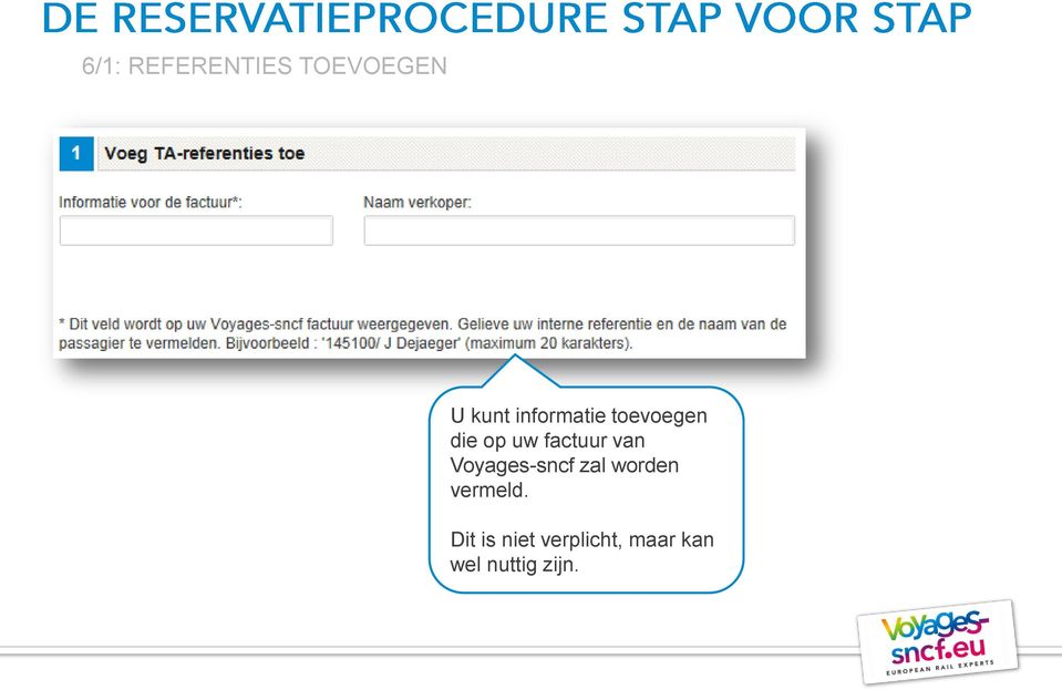 van Voyages-sncf zal worden vermeld.