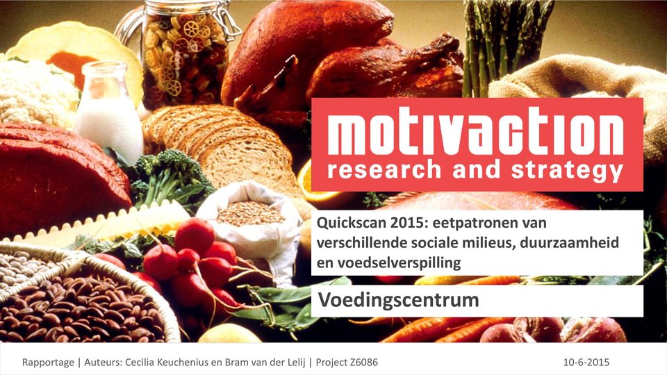 voedselverspilling Voedingscentrum Rapportage