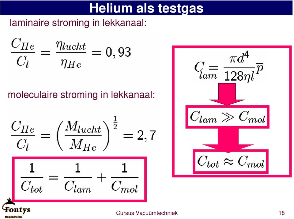 lekkanaal: moleculaire