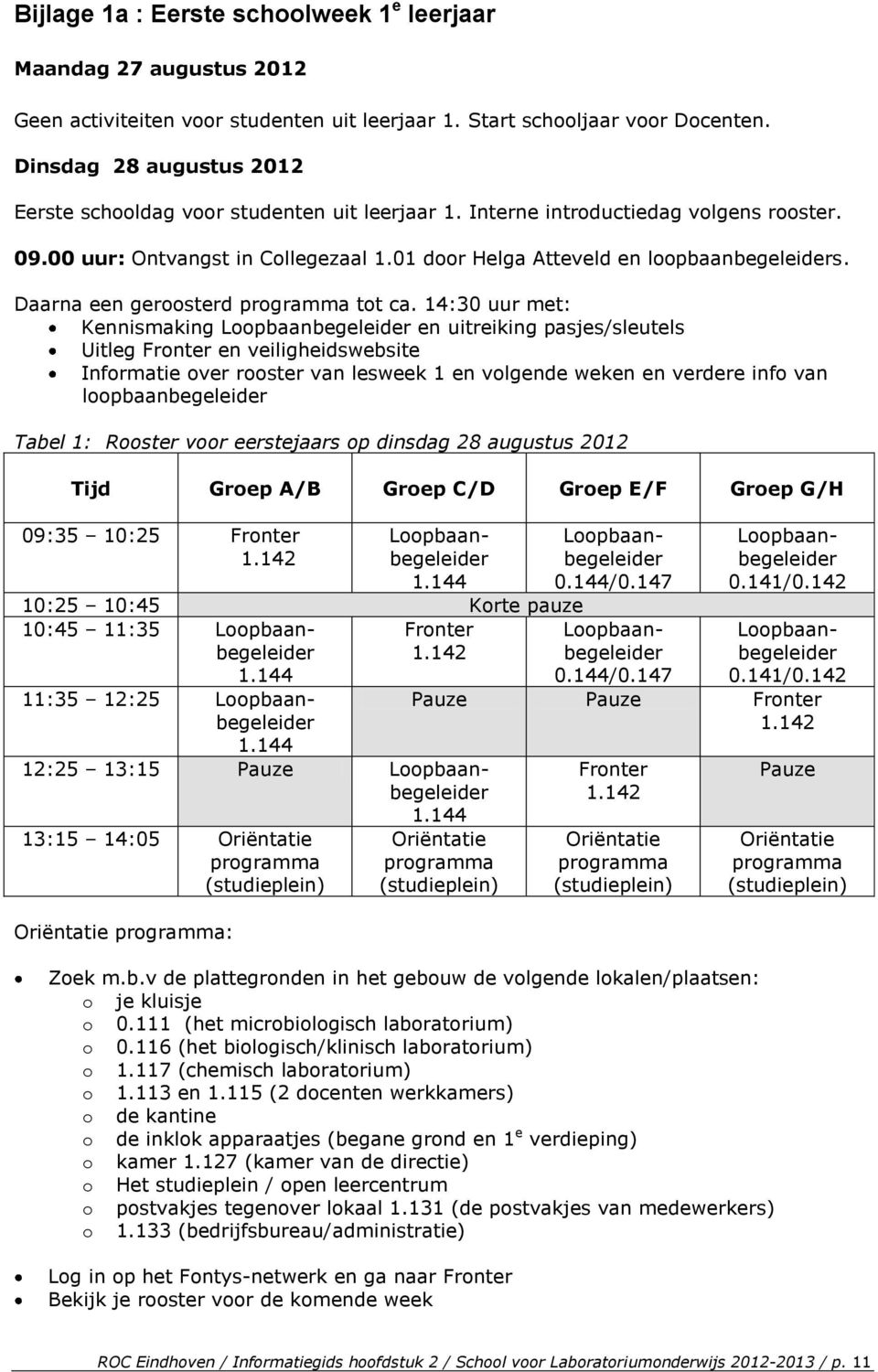 Daarna een geroosterd programma tot ca.