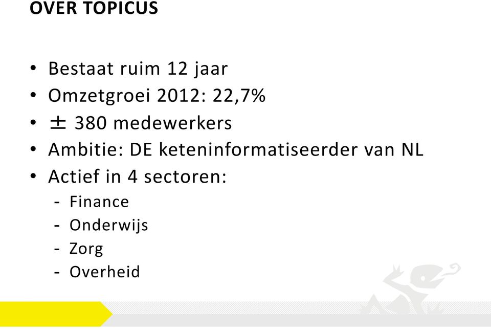 keteninformatiseerder van NL Actief in 4