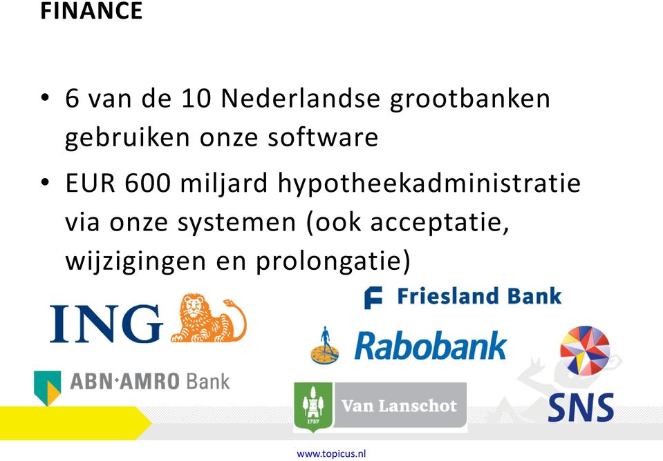 600 miljard hypotheekadministratie via