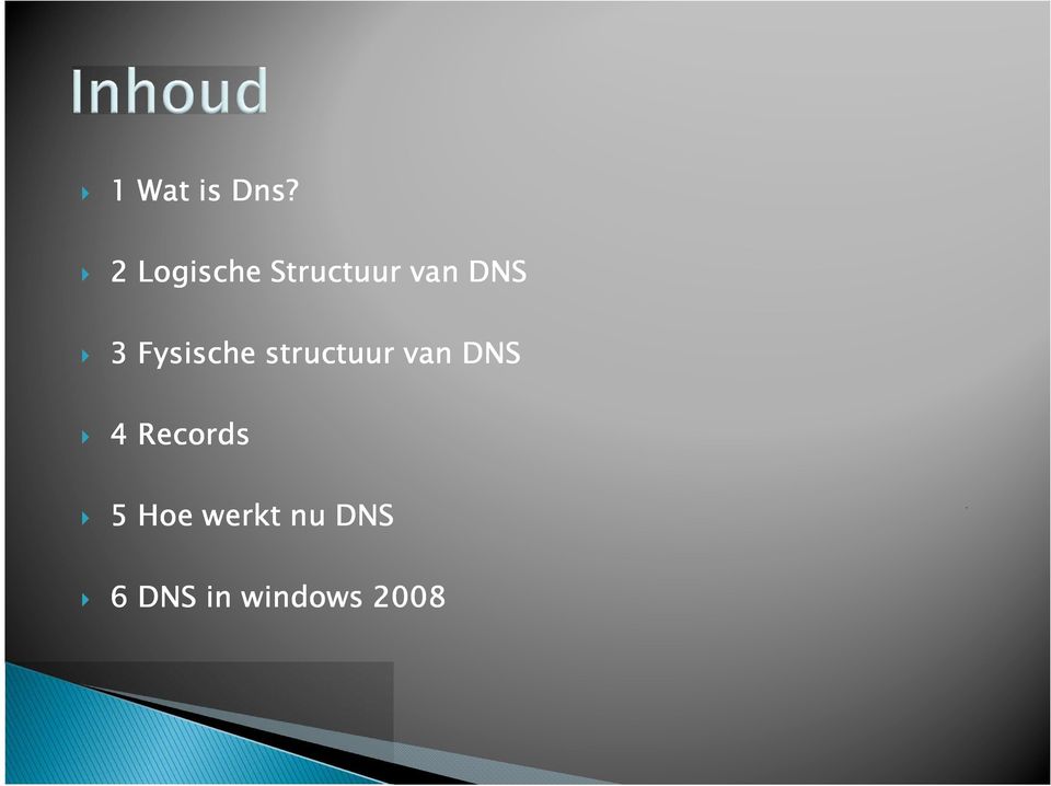 Fysische structuur van DNS 4