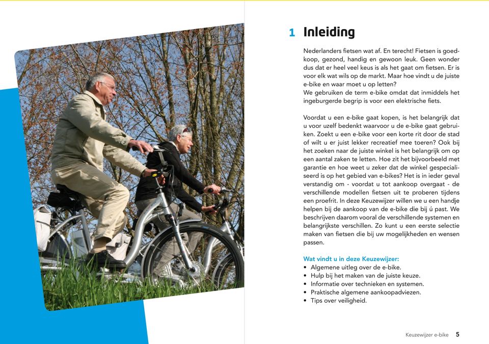 Keuzewijzer e-bike Elektrisch fietsen met de beste ondersteuning - PDF Free  Download