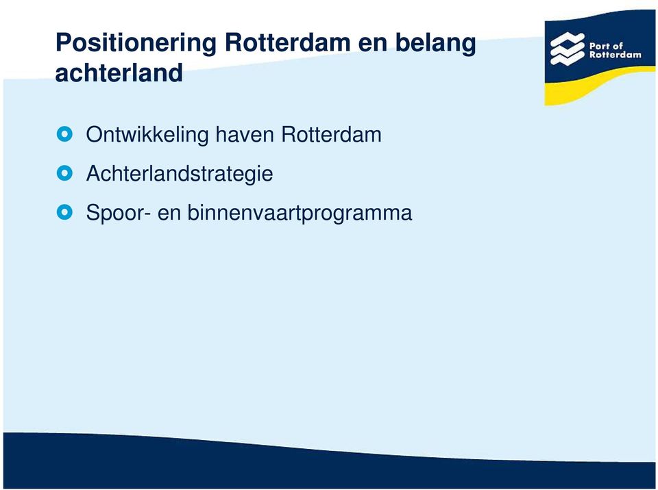 haven Rotterdam