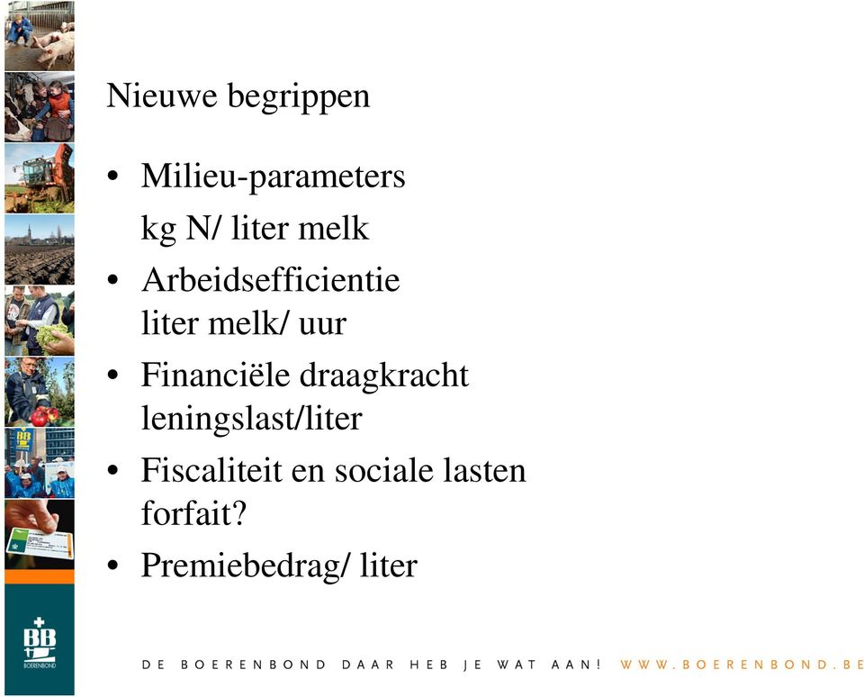 Financiële draagkracht leningslast/liter