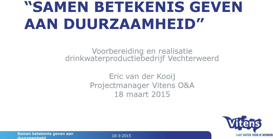 drinkwaterproductiebedrijf Vechterweerd