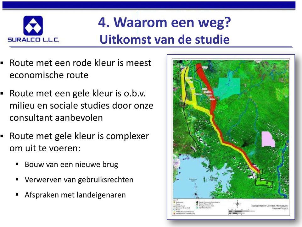 milieu en sociale studies door onze consultant aanbevolen Route met gele kleur