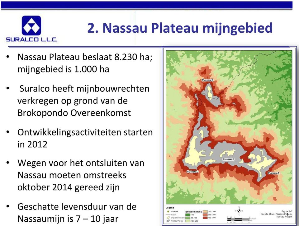 Overeenkomst Ontwikkelingsactiviteiten starten in 2012 Wegen voor het ontsluiten van