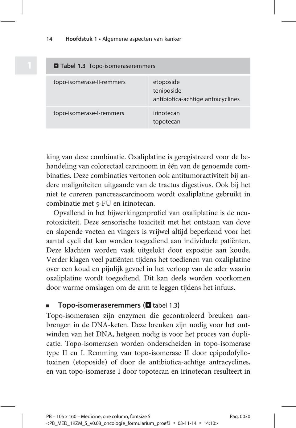 Oxaliplatine is geregistreerd voor de behandeling van colorectaal carcinoom in één van de genoemde combinaties.