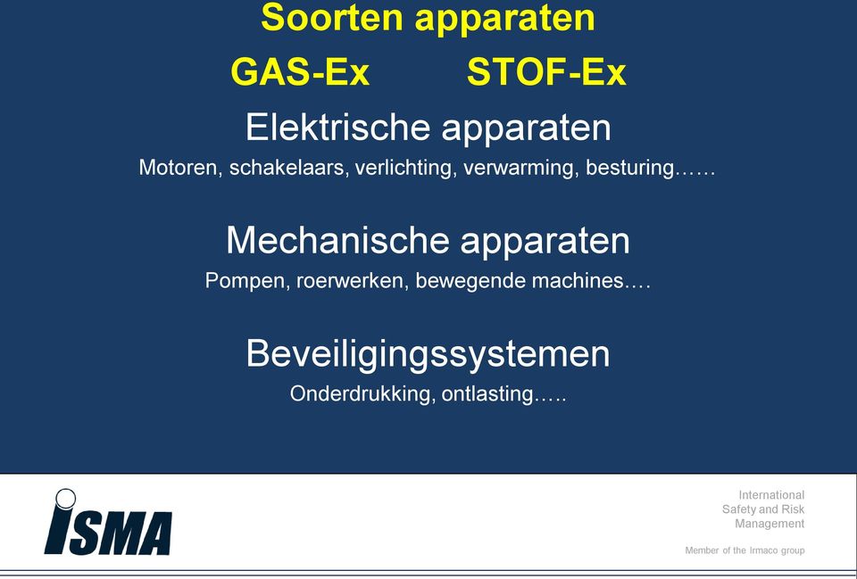 besturing Mechanische apparaten Pompen, roerwerken,