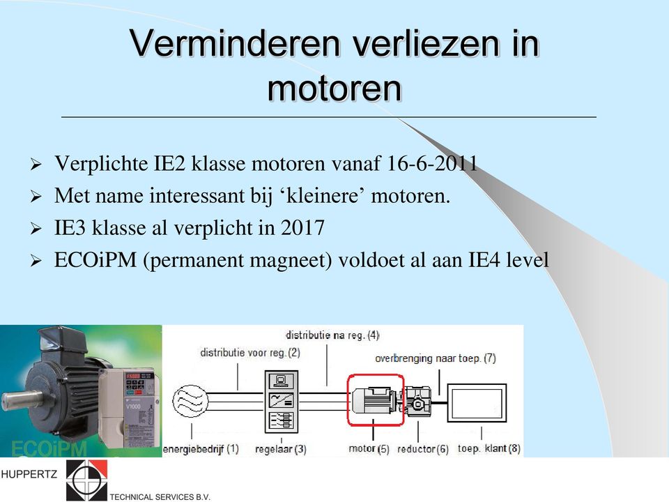 bij kleinere motoren.