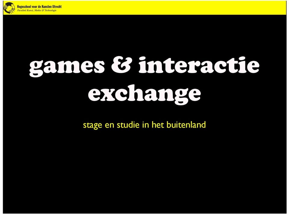 exchange stage