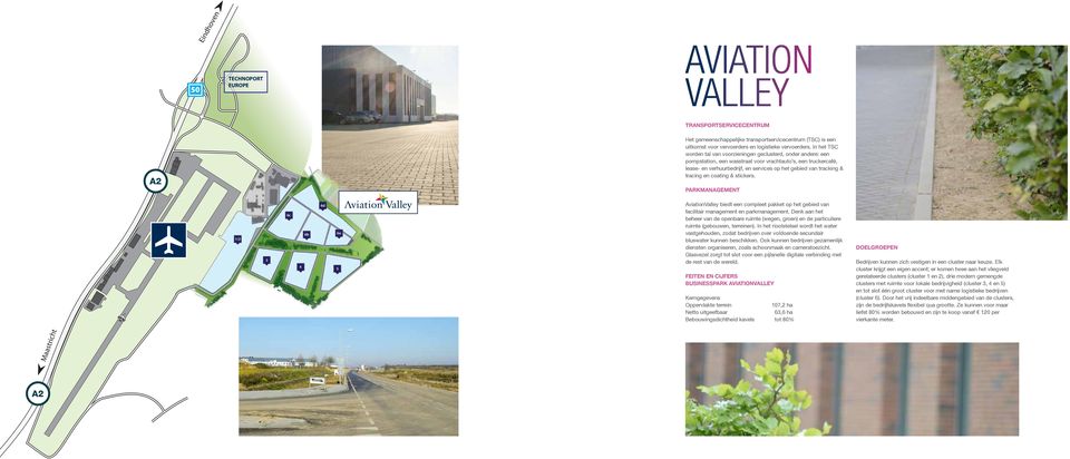 tracing en coating & stickers. Parkmanagement AviationValley biedt een compleet pakket op het gebied van facilitair management en parkmanagement.