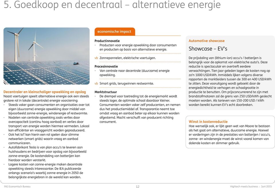 Nadelen van centrale opwekking zoals verlies door overcapaciteit (continu hoog aanbod) en verlies door transport van energie worden hiermee vermeden.