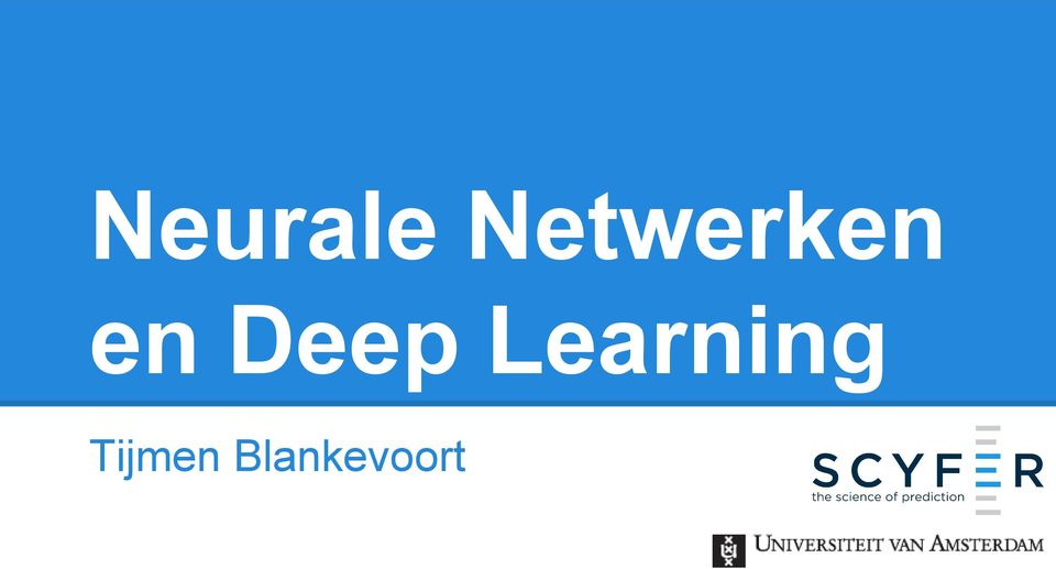 Deep Learning