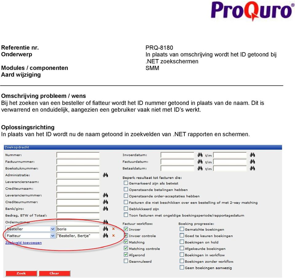 getoond in plaats van de naam.