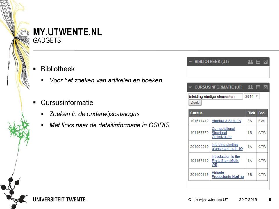 artikelen en boeken Cursusinformatie