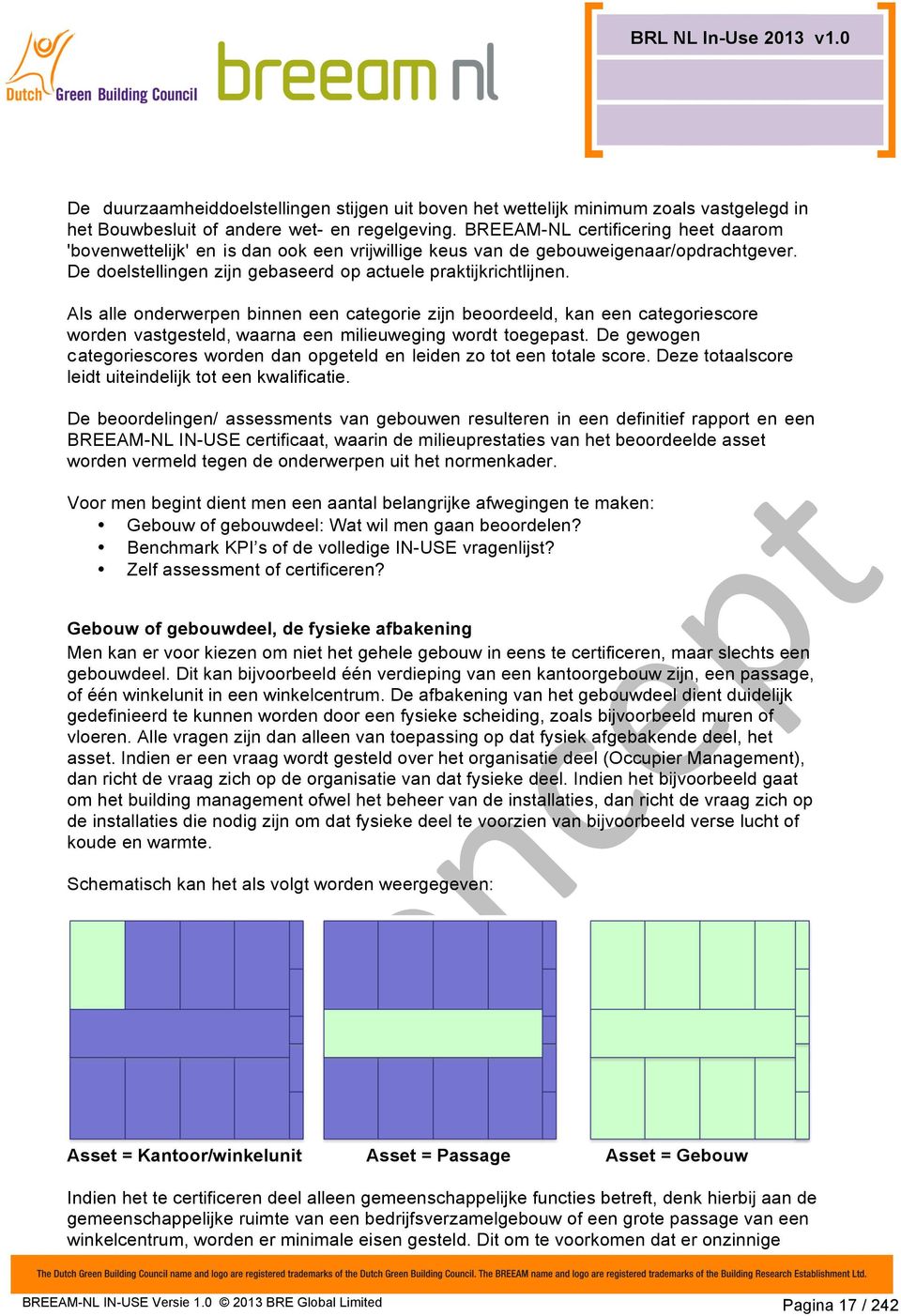 Als alle onderwerpen binnen een categorie zijn beoordeeld, kan een categoriescore worden vastgesteld, waarna een milieuweging wordt toegepast.