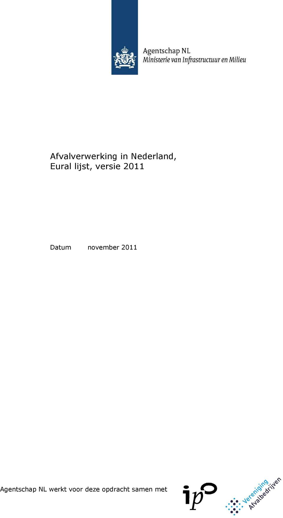 november 2011 Agentschap NL