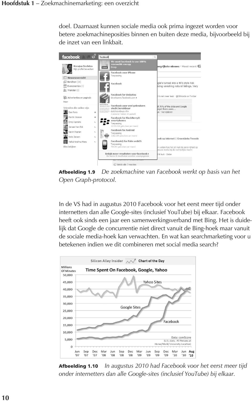 9 De zoekmachine van Facebook werkt op basis van het Open Graph-protocol.