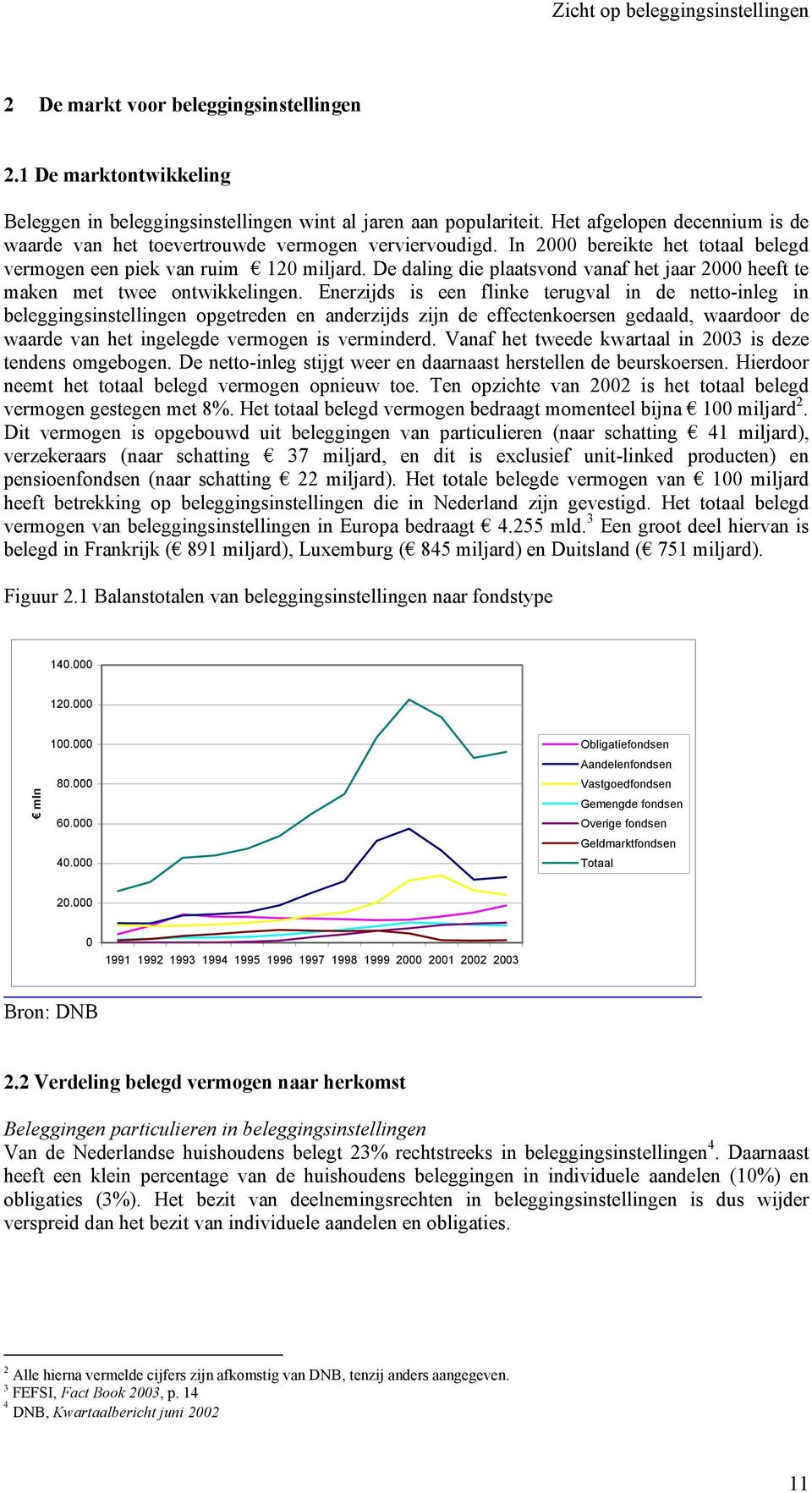 De daling die plaatsvond vanaf het jaar 2000 heeft te maken met twee ontwikkelingen.