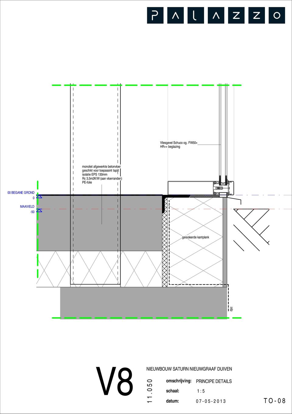 geschikt voor toepassint tapijt isolatie EPS 130mm Rc