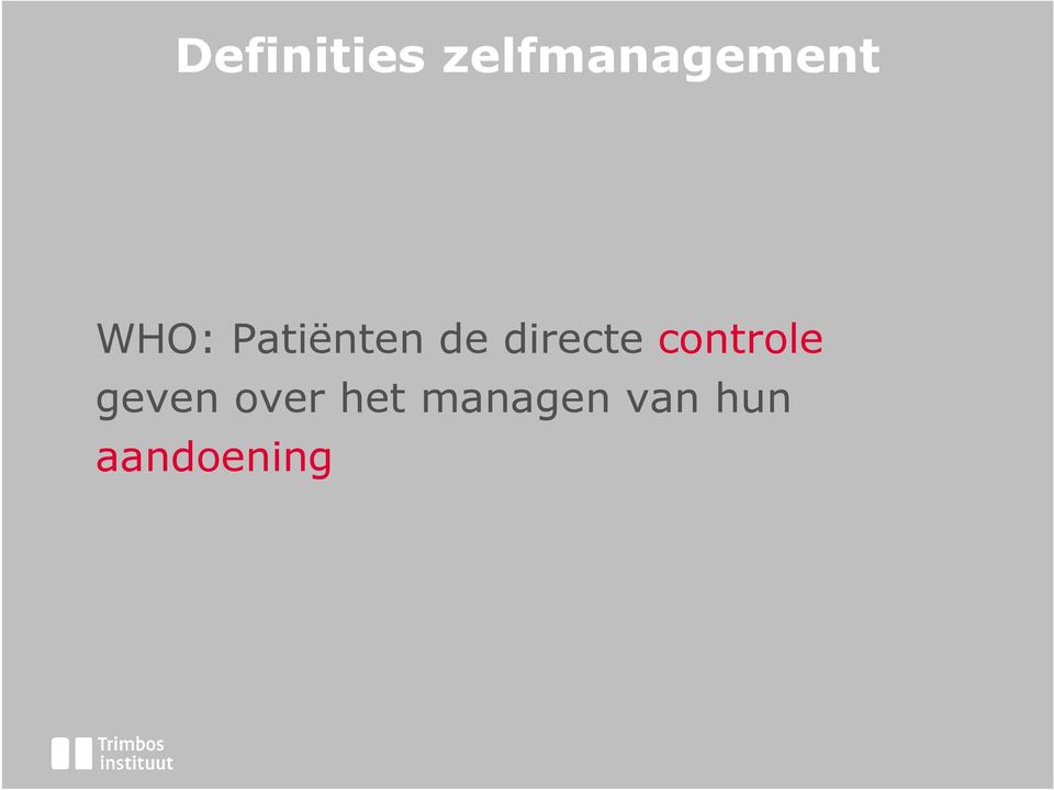 controle geven over het