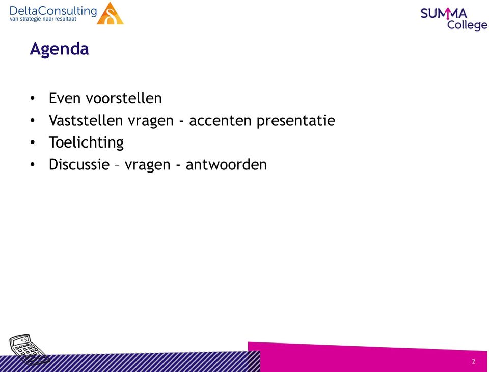 accenten presentatie