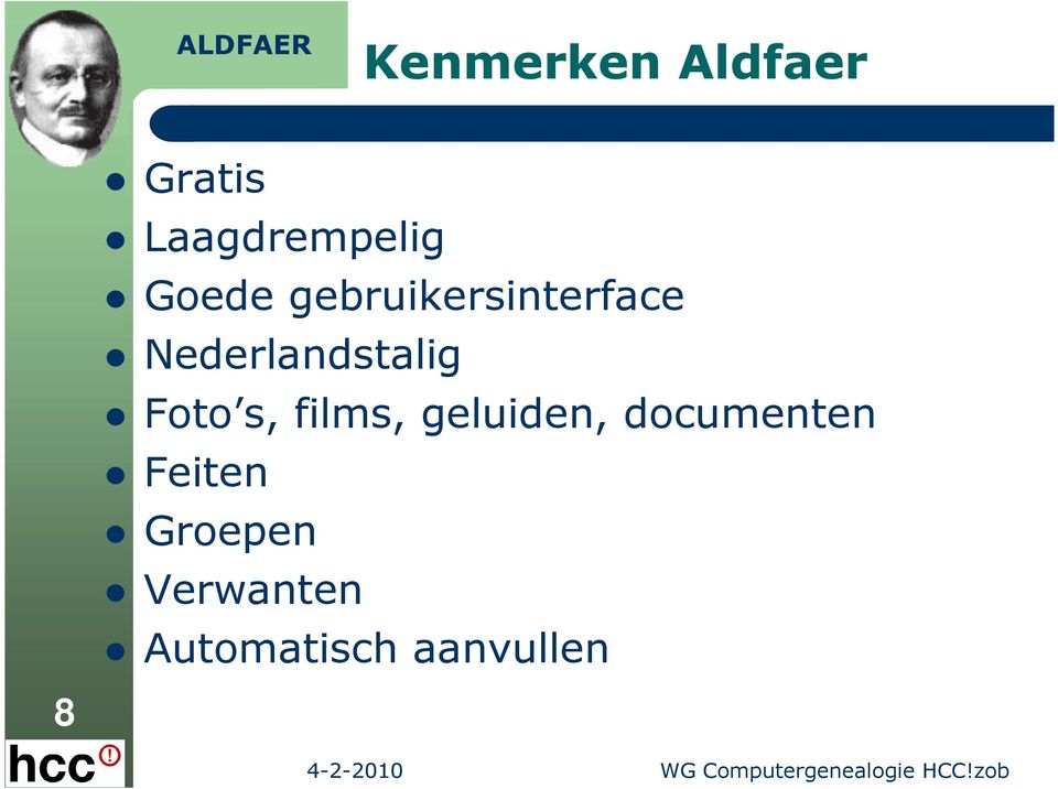 Foto s, films, geluiden, documenten