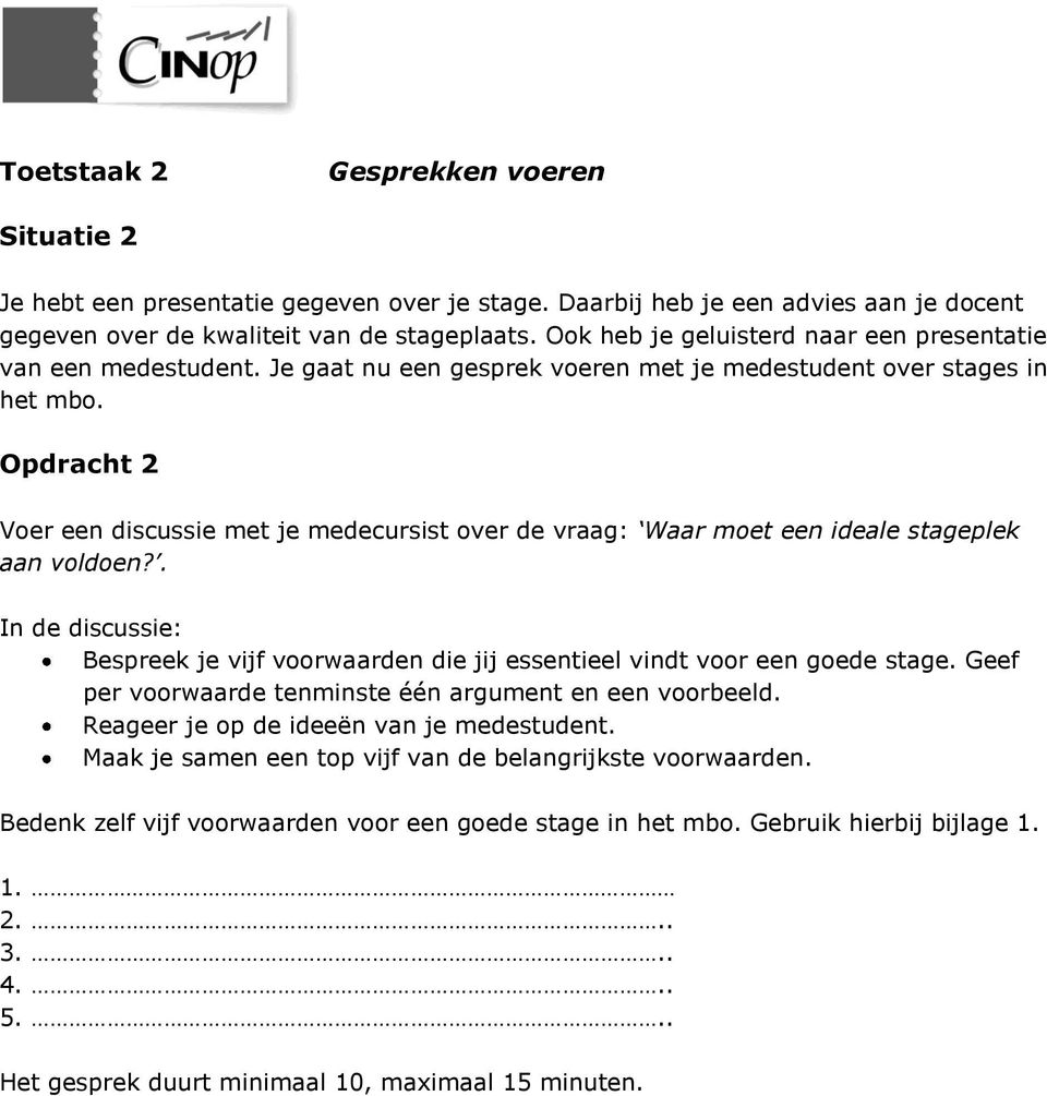 Samenspraak Examen Nederlands Spreken En Gesprekken Voeren 3F - Pdf Free  Download