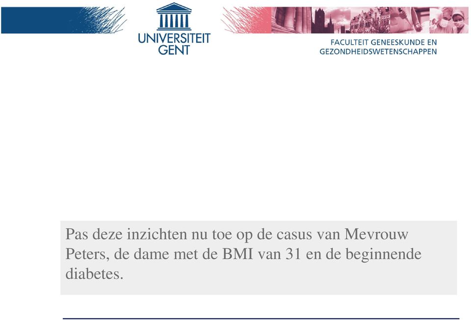 Peters, de dame met de BMI