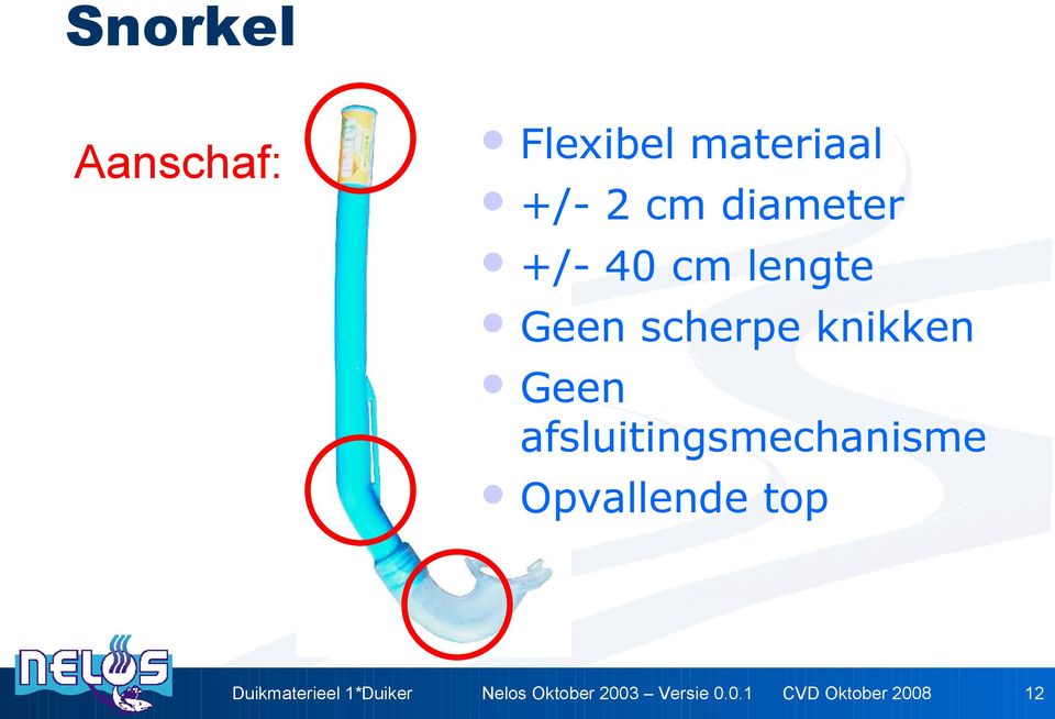 afsluitingsmechanisme Opvallende top Duikmaterieel