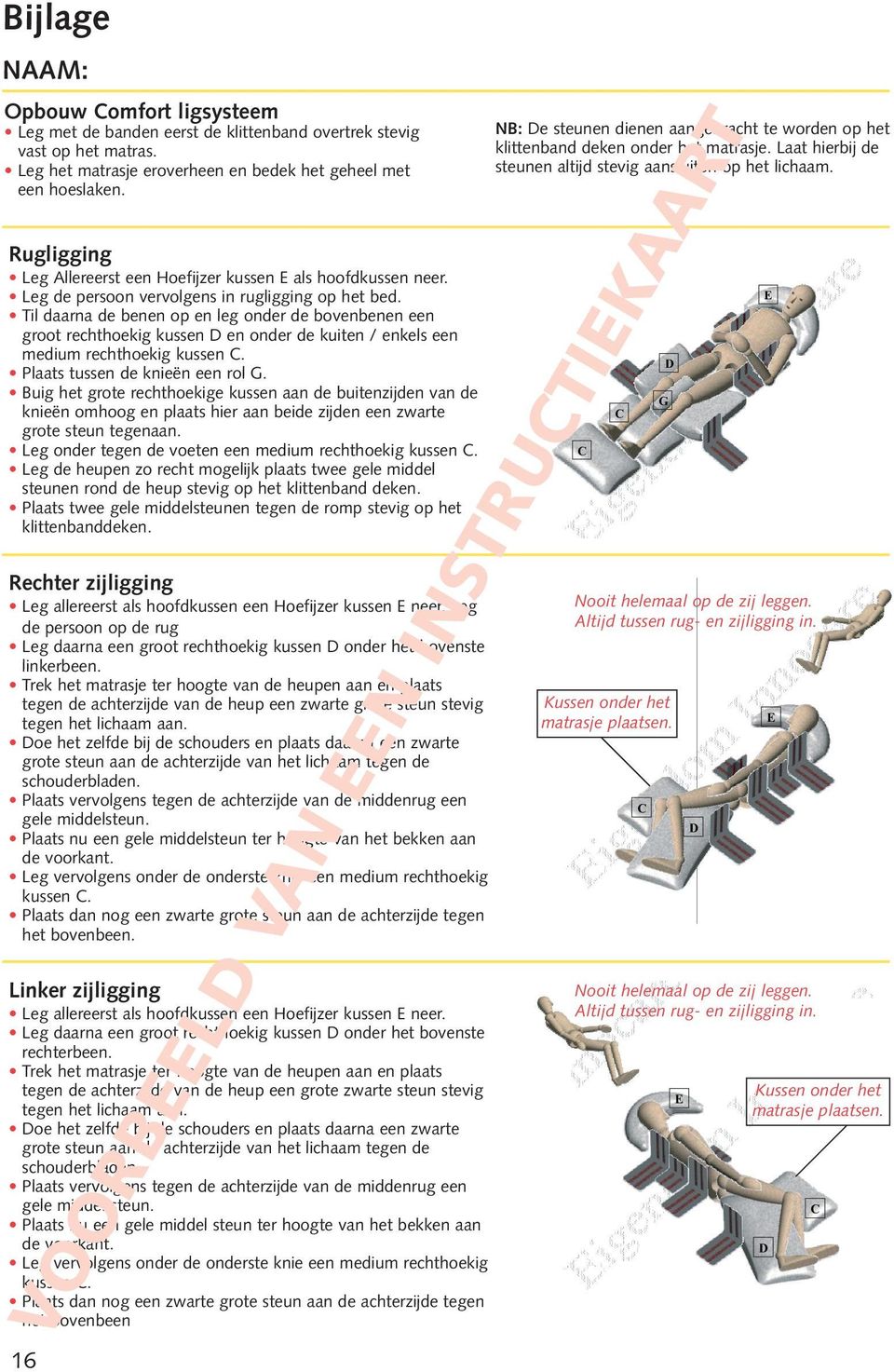 Het Comfort Ligsysteem - PDF Gratis download