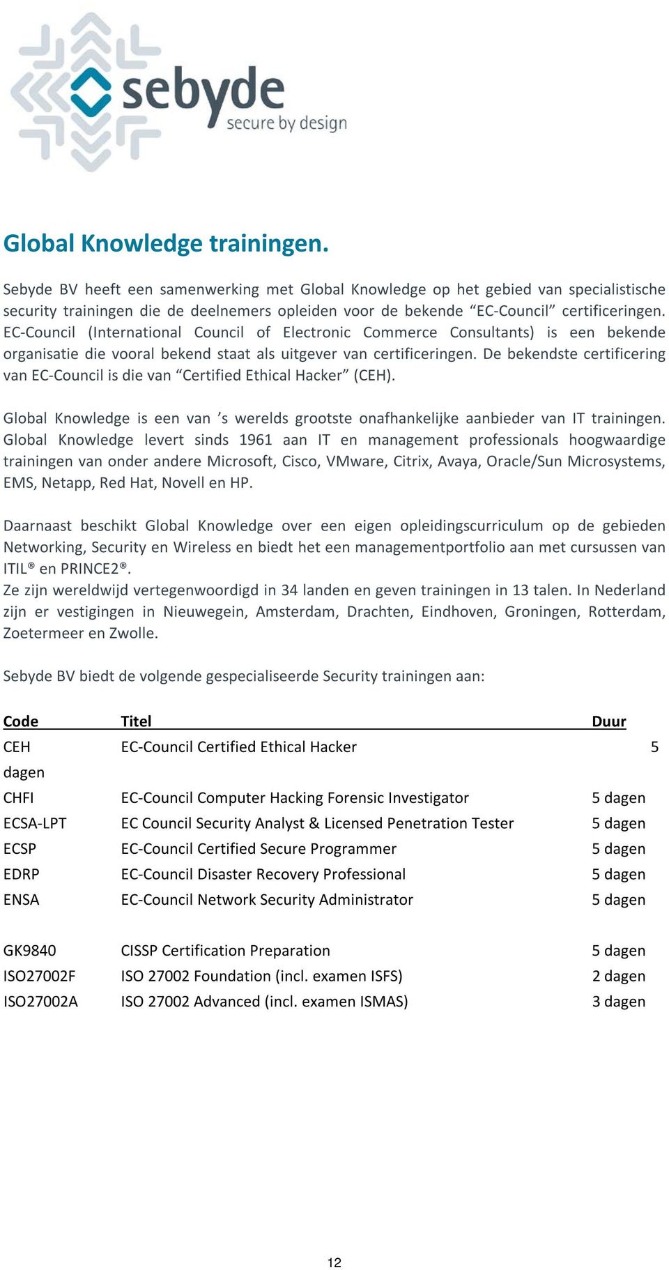 EC-Council (International Council of Electronic Commerce Consultants) is een bekende organisatie die vooral bekend staat als uitgever van certificeringen.