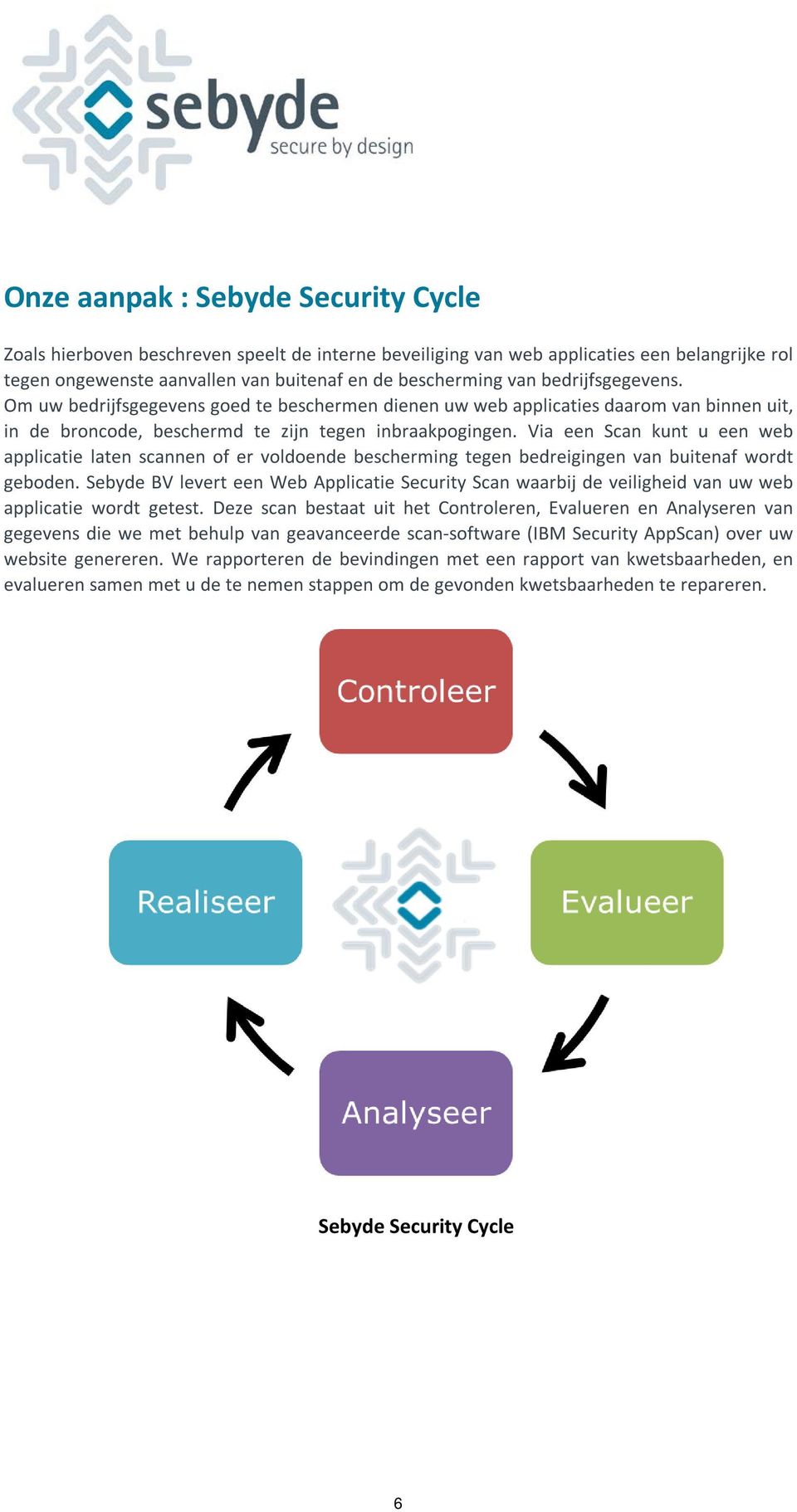 Via een Scan kunt u een web applicatie laten scannen of er voldoende bescherming tegen bedreigingen van buitenaf wordt geboden.