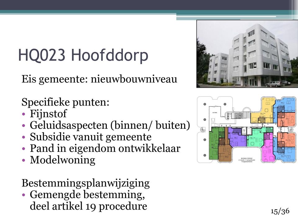 vanuit gemeente Pand in eigendom ontwikkelaar Modelwoning