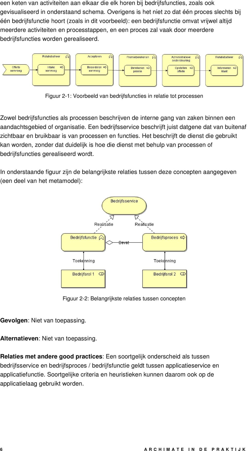 zal vaak door meerdere bedrijfsfuncties worden gerealiseerd.