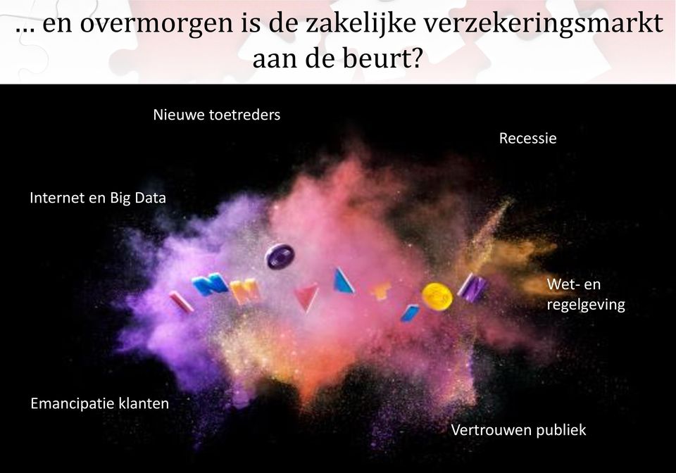 Nieuwe toetreders Recessie Internet en